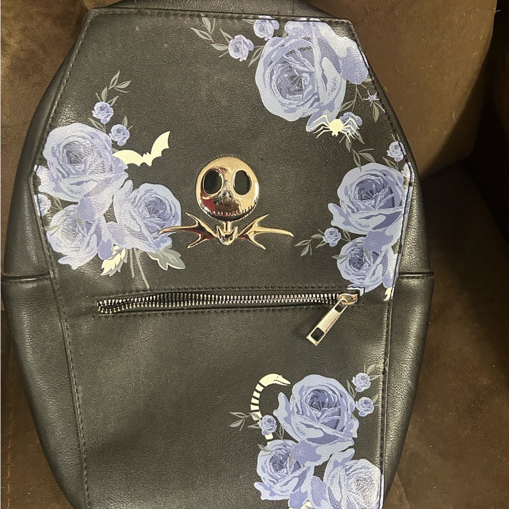 Nightmare before Christmas Backpack with jack skellington Accent